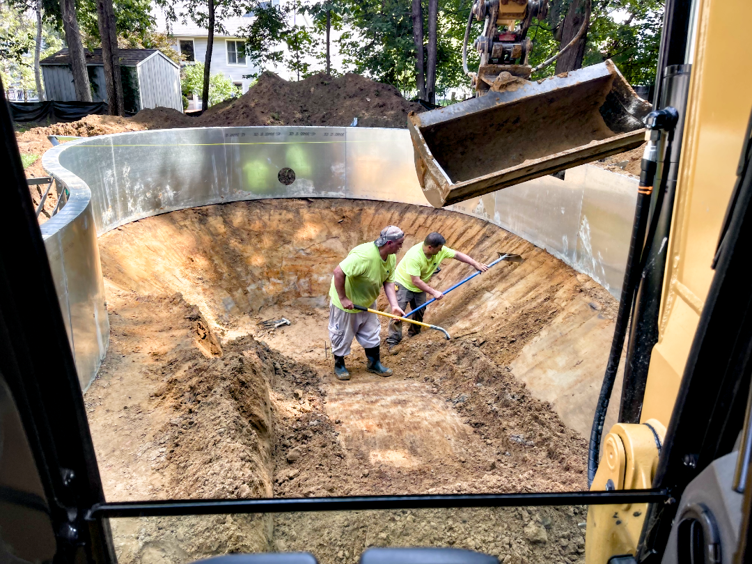 Kidney Pool Installation