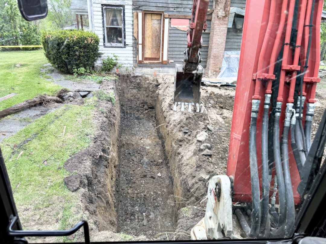Excavation For Frost Wall